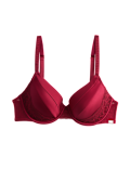 Silk & Lace Wired Full Cup Bra A-E