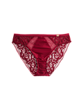 Silk & Lace High Leg Knickers
