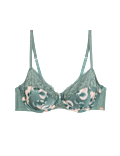 Kalina Silk & Lace Wired Balcony Bra A-E