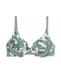 Kalina Silk & Lace Wired Full Cup Bra (A-E)