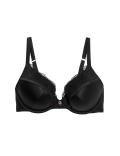 Silk & Lace Wired Plunge Bra A-E