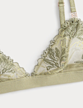 Ianthe Embroidered Non Wired Bralette (A-E)