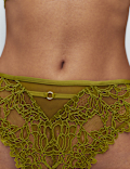 2 Pack Sabine Floral Lace High Leg Knickers