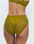 2 Pack Sabine Floral Lace High Leg Knickers