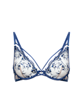 Alessia Embroidered Wired Plunge Bra A-E