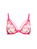Alessia Embroidered Wired Plunge Bra A-E