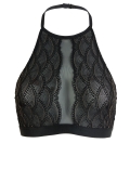 Mermaid Lace High Neck Bralette