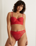 Linea Lace Wired Longline Balcony Bra