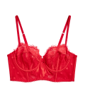 Linea Lace Wired Longline Balcony Bra