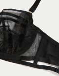 Maya Embroidery Wired Balcony Bra F-H