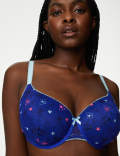 Carissa Embroidery Wired Full Cup Bra A-E