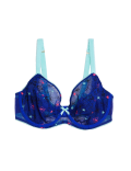 Carissa Mesh Embroidery Wired Plunge Bra