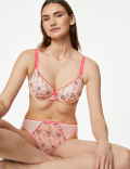 Carissa Embroidery High Leg Knickers