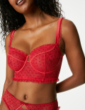 Anna Lace Wired Longline Balcony Bra