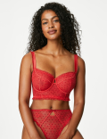Anna Lace Wired Longline Balcony Bra