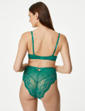 Blanca Lace High Waisted Brazilian Knickers