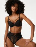 Blanca Lace High Waisted Brazilian Knickers