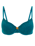 Leopard Lace Padded Full Cup Bra A-G