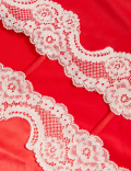 Alannah Satin & Lace Slip