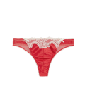 Alannah Satin & Lace Thong