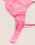 Eyelash Lace Underwired Plunge Bra B-E