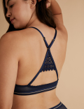 Mosaic Lace Underwired Push-Up Bra A-DD