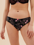 Floral Tattoo Brazilian Knickers