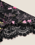 Floral Tattoo Brazilian Knickers