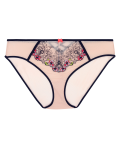 Floral Tattoo Embroidered High Leg Knickers
