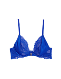 Clara Satin Wired Plunge Bra