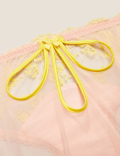 Blossom Embroidered Bikini Knickers