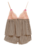 Signature Satin Striped Cami Set