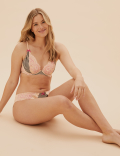 Signature Satin Underwired Plunge Bra A-E