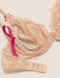 Signature Satin Underwired Plunge Bra A-E