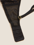 Animal Print Underwired Plunge Bra A-E