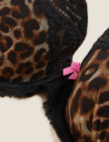 Animal Print Balcony Bra A-E
