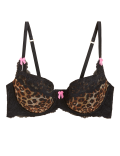 Animal Print Balcony Bra A-E