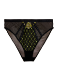 Lucia Heart Embroidery High Leg Knickers