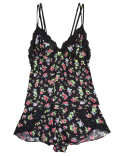Emilia Satin Floral Cami Set