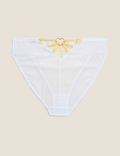 Delphy Gingham High Leg Knickers