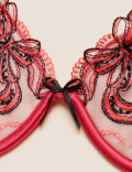 Mira Embroidery Wired Plunge Bra