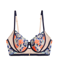Isabella Embroidered Wired Balcony Bra A-E