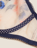 Isabella Embroidered Wired Plunge Bra A-E
