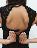 Vera Lace & Mesh Cap Sleeve Body