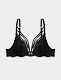 Magda Embroidery Wired Plunge Bra A-E