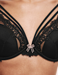 Magda Embroidery Wired Plunge Bra A-E