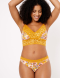 Tropical Print Triangle Bralette