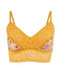 Tropical Print Triangle Bralette