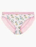 Floral Print High Leg Knickers