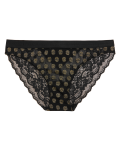 Sparkle Spot Mesh Lace Bikini Knickers